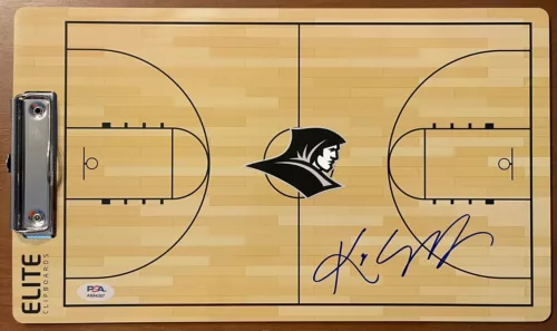 KIM ENGLISH SIGNED AUTOGRAPHED PROVIDENCE FRIARS COACHES CLIPBOARD PSA/DNA COA COLLECTIBLE MEMORABILIA