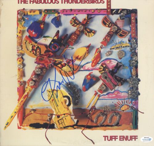 KIM WILSON FABULOUS THUNDERBIRDS SIGNED AUTOGRAPH TUFF ENUFF VINYL ALBUM ACOA COLLECTIBLE MEMORABILIA