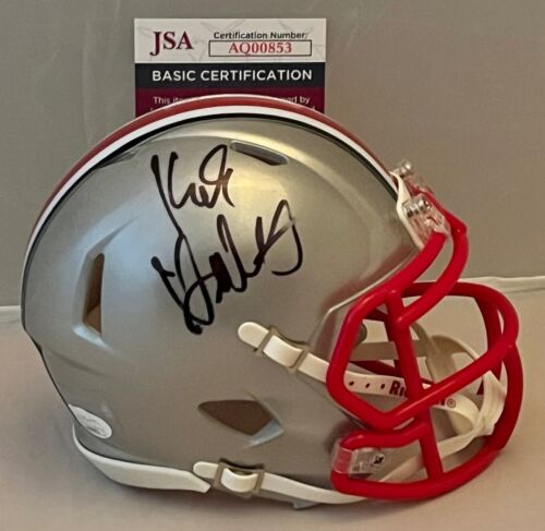 KIRK HERBSTREIT SIGNED OHIO STATE BUCKEYES FLASH MINI HELMET AUTOGRAPHED JSA COA COLLECTIBLE MEMORABILIA