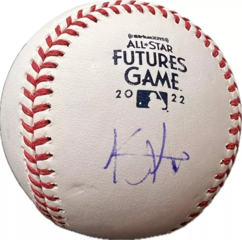 KYLE HARRISON SIGNED BASEBALL PSA/DNA SAN FRANCISCO GIANTS AUTOGRAPHED COLLECTIBLE MEMORABILIA