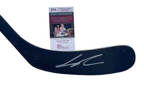 LEO CARLSSON SIGNED ANAHEIM DUCKS HOCKEY STICK JSA COA COLLECTIBLE MEMORABILIA