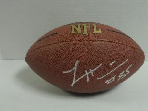 LEONARD HANKERSON SIGNED NFL FOOTBALL WASHINGTON REDSKINS MIAMI