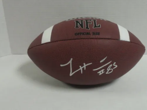 LEONARD HANKERSON SIGNED NFL FOOTBALL WASHINGTON REDSKINS MIAMI RARE