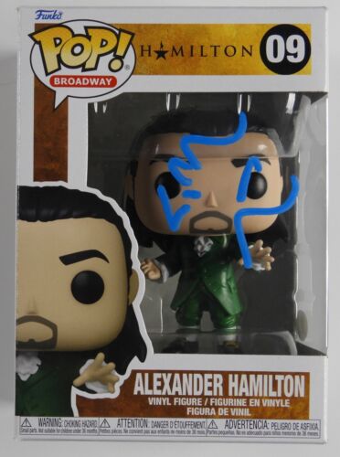 Lin Manuel Miranda JSA Signed Autograph Funko Pop Hamilton 09 Autographia