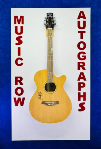 LORETTA LYNN SIGNED ACOUSTIC COPLEY GUITAR AUTOGRAPH LOA COAL MINERS DAUGHTER COLLECTIBLE MEMORABILIA