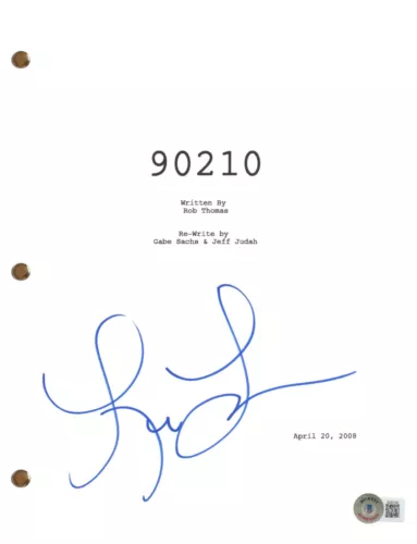LORI LOUGHLIN SIGNED AUTOGRAPH 90210 PILOT EPISODE SCRIPT SCREENPLAY BECKETT COA COLLECTIBLE MEMORABILIA