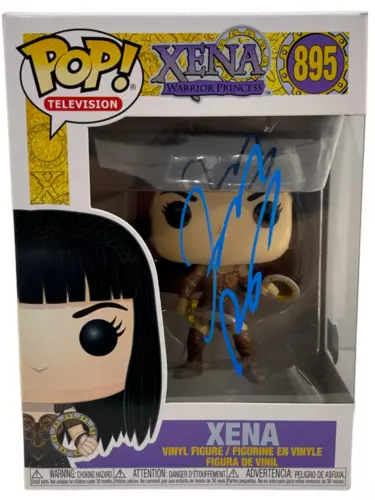 LUCY LAWLESS SIGNED XENA WARRIOR PRINCESS FUNKO AUTHENTIC AUTOGRAPH BECKETT COLLECTIBLE MEMORABILIA
