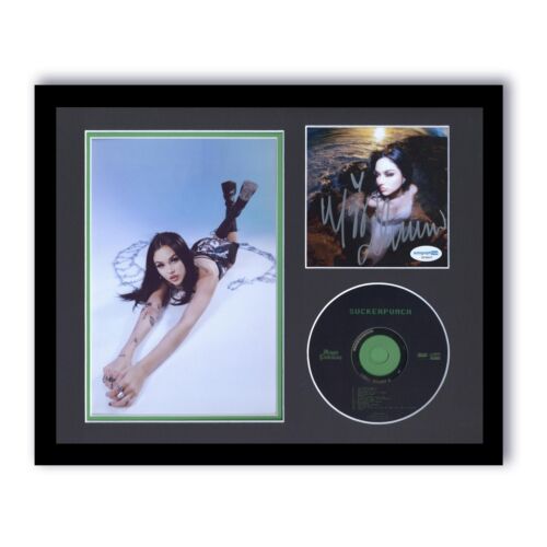 MAGGIE LINDEMANN “SUCKERPUNCH” AUTOGRAPH SIGNED FRAMED 11×14 CD DISPLAY C ACOA COLLECTIBLE MEMORABILIA