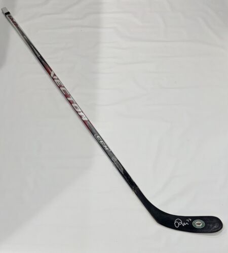 MARCO ROSSI SIGNED FULL SIZE HOCKEY STICK MINNESOTA WILD AUTOGRAPHED PROOF COLLECTIBLE MEMORABILIA