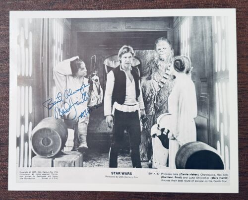 MARK HAMILL SIGNED AUTOGRAPHED 8×10 PHOTO W/ STAR WARS INSCRIPTION JSA LETTER COLLECTIBLE MEMORABILIA