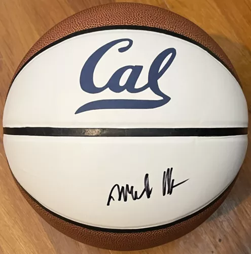 MARK MADSEN SIGNED AUTOGRAPHED CALIFORNIA GOLDEN BEARS LOGO BASKETBALL JSA COA COLLECTIBLE MEMORABILIA