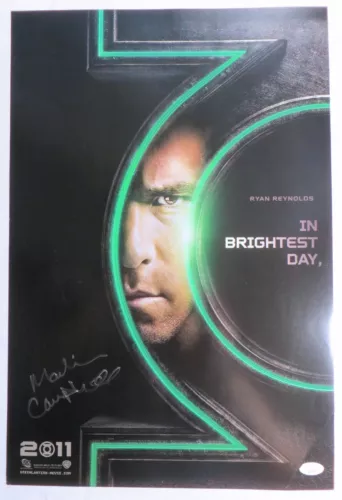 Martin Campbell Signed Autographed Poster Green Lantern Director JSA AQ10561