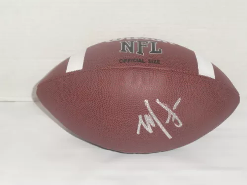 MARVIN LEWIS SIGNED NFL FOOTBALL CINCINNATI BENGALS AUTOGRAPHED COACH