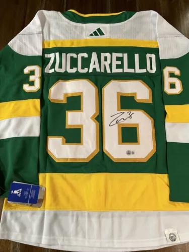 Mats Zuccarello Signed Minnesota Wild Custom jersey Beckett Certified