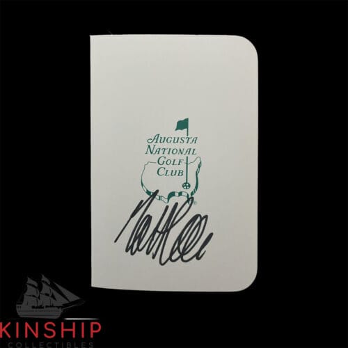 MATTIEU PAVON SIGNED MASTERS SCORECARD JSA COA AUGUSTA PGA GOLF AUTO Z1711 COLLECTIBLE MEMORABILIA