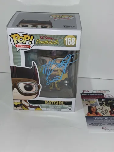 MELISSA GILBERT SIGNED BATGIRL BOMBSHELLS 168 ANIMATED FUNKO POP JSA COA