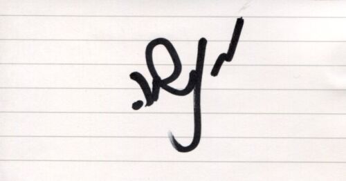 MENASHE LUSTIG JEWISH YIDDISH CINEMA ACTOR RARE SIGNED AUTOGRAPH COLLECTIBLE MEMORABILIA