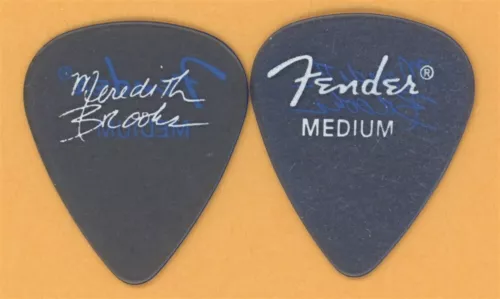 Merideth Pick Meredith Brooks Vintage Guitar Pick - 1997 Bitch Tour | Autographia