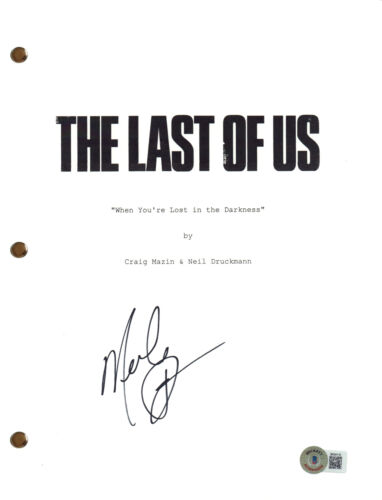 MERLE DANDRIDGE SIGNED AUTOGRAPH THE LAST OF US PILOT EPISODE SCRIPT BECKETT COA COLLECTIBLE MEMORABILIA