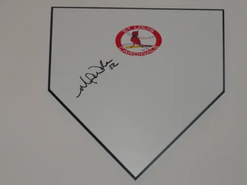 MICHAEL WACHA SIGNED HOME PLATE ST. LOUIS CARDINALS AUTOGRAPHED PROOF