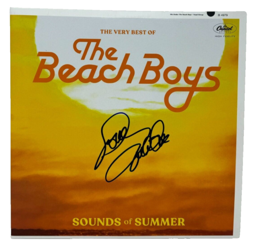 MIKE LOVE SIGNED THE BEACH BOYS SOUNDS OF SUMMER VINYL RECORD ALBUM BECKETT COA COLLECTIBLE MEMORABILIA
