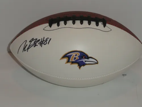MILES BOYKIN SIGNED FOOTBALL BALTIMORE RAVENS NFL STAR PROOF