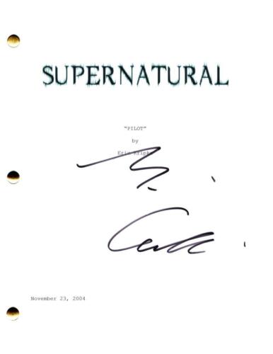 MISHA COLLINS SIGNED AUTOGRAPH SUPERNATURAL FULL PILOT SCRIPT SCREENPLAY CASTIEL COLLECTIBLE MEMORABILIA
