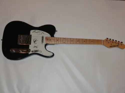 MR BIG SIGNED ELECTRIC GUITAR ERIC MARTIN GILBERT SHEEHAN PAT TORPEY JSA COA