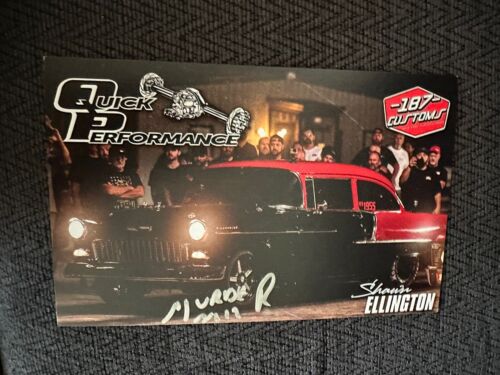 MURDER NOVA SIGNED STREET OUTLAWS PROMO CARD PRI SHOW QUICK PERFORMANCE COLLECTIBLE MEMORABILIA