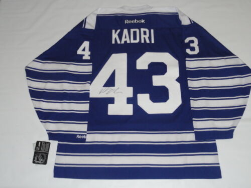 NAZEM KADRI SIGNED 2014 MAPLE LEAFS WINTER CLASSIC JERSEY LICENSED JSA COA