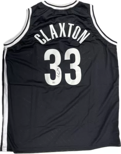 NIC CLAXTON SIGNED JERSEY PSA/DNA BROOKLYN NETS AUTOGRAPHED COLLECTIBLE MEMORABILIA