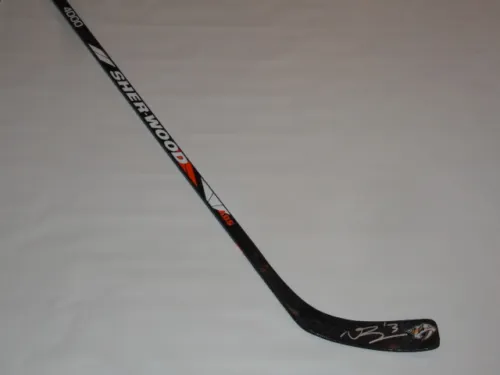 NICK BONINO SIGNED HOCKEY STICK NASHVILLE PREDATORS STANLEY CUP PROOF