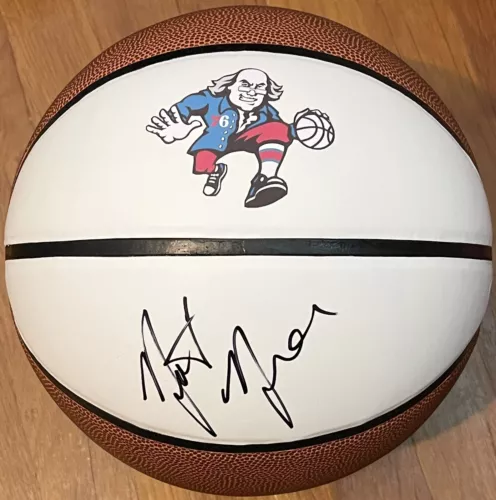 NICK NURSE SIGNED AUTOGRAPHED PHILADELPHIA 76ERS LOGO BASKETBALL JSA COA COLLECTIBLE MEMORABILIA