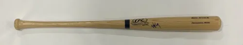 NORICHIKA AOKI SIGNED RAWLINGS BAT SEATTLE MARINERS JAPANESE SUPERSTAR NORI