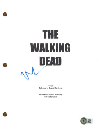 NORMAN REEDUS SIGNED AUTOGRAPH THE WALKING DEAD FULL PILOT SCRIPT BECKETT COA COLLECTIBLE MEMORABILIA