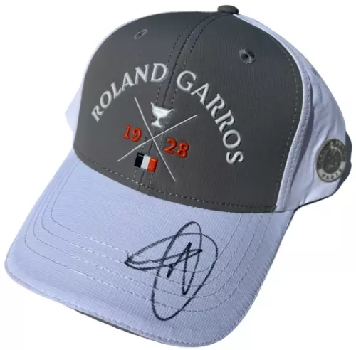 NOVAK DJOKOVIC SIGNED FRENCH OPEN ROLAND GARROS TENNIS HAT CAP WIMBLEDON JSA #1 COLLECTIBLE MEMORABILIA