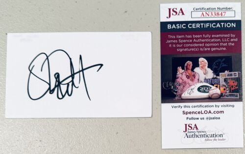 OLIVER PLATT SIGNED AUTOGRAPHED 3×5 CARD JSA CERT THE THREE MUSKETEERS COLLECTIBLE MEMORABILIA