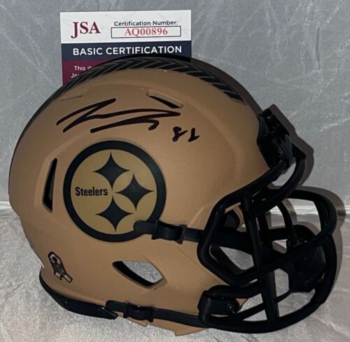 Pat Freiermuth Autographed Mini 2024 Helmet