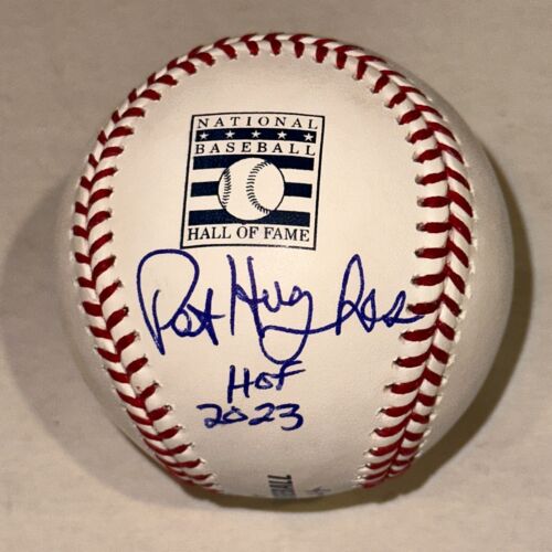 PAT HUGHES SIGNED OFFICIAL MLB HALL OF FAME BASEBALL BECKETT BAS & HOF INS COLLECTIBLE MEMORABILIA