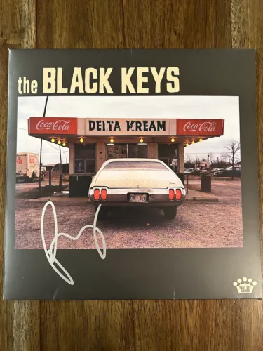 Patrick Carney ‘The Black Keys’ Signed ‘Delta Kream’ Vinyl Album Autograph