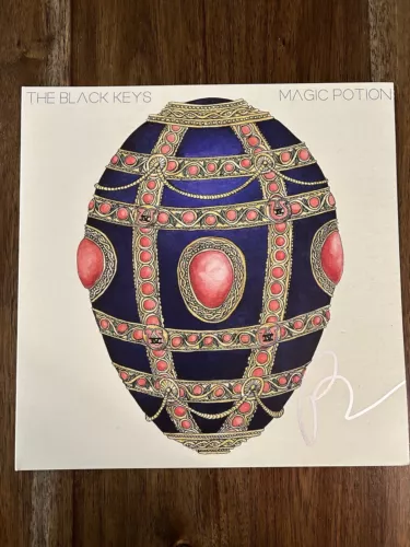 Patrick Carney ‘The Black Keys’ Signed ‘Magic Potion’ Vinyl Album LP Autograph