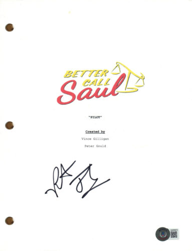 PATRICK FABIAN SIGNED AUTOGRAPH BETTER CALL SAUL PILOT EPISODE SCRIPT BAS COA COLLECTIBLE MEMORABILIA