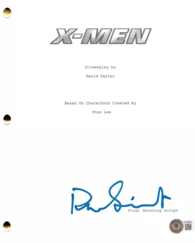 PATRICK STEWART SIGNED X-MEN FULL SCRIPT AUTHENTIC AUTOGRAPH BECKETT LOA COLLECTIBLE MEMORABILIA