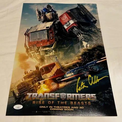 PETER CULLEN SIGNED TRANSFORMERS RISE OF THE BEASTS 12X18 MOVIE POSTER JSA COLLECTIBLE MEMORABILIA