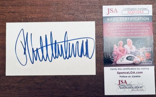 PHIL HARTMAN SIGNED AUTOGRAPHED 3×5 CARD JSA SATURDAY NIGHT LIVE THE SIMPSONS COLLECTIBLE MEMORABILIA