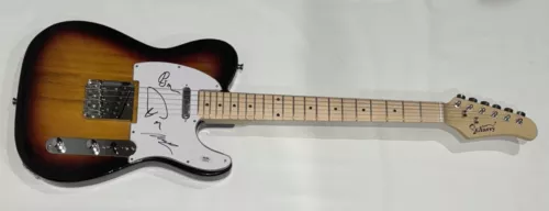 PHISH SIGNED SUNBURST ELECTRIC GUITAR TREY ANASTASIO MIKE PAGE PSA COA COLLECTIBLE MEMORABILIA