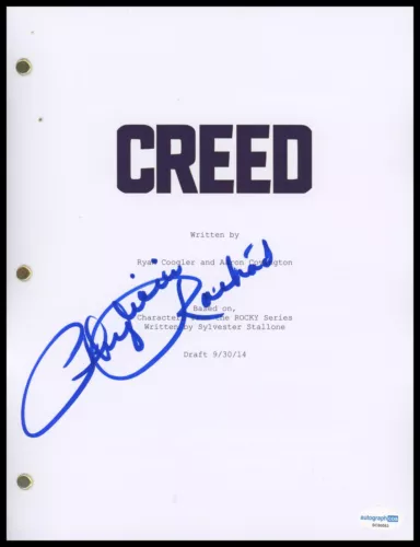 PHYLICIA RASHAD “CREED” AUTOGRAPH SIGNED FULL COMPLETE SCRIPT SCREENPLAY ACOA COLLECTIBLE MEMORABILIA