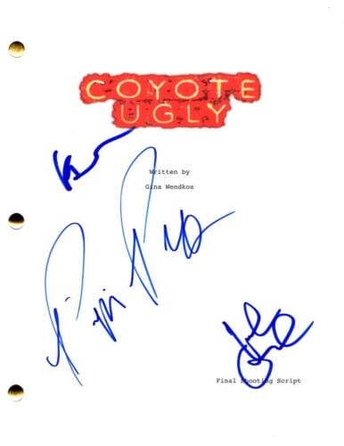 PIPER PERABO JOHN GOODMAN +1 SIGNED AUTOGRAPH COYOTE UGLY FULL MOVIE SCRIPT COLLECTIBLE MEMORABILIA