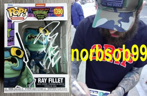 POST MALONE SIGNED TEENAGE MUTANT NINJA TURTLES RAY FILLET POP FUNKO W/PROOF COLLECTIBLE MEMORABILIA