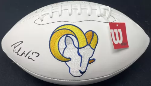 PSA/DNA RAMS PUKA NACUA SIGNED AUTOGRAPHED AUTHENTIC FULL SIZE FOOTBALL HELMET COLLECTIBLE MEMORABILIA